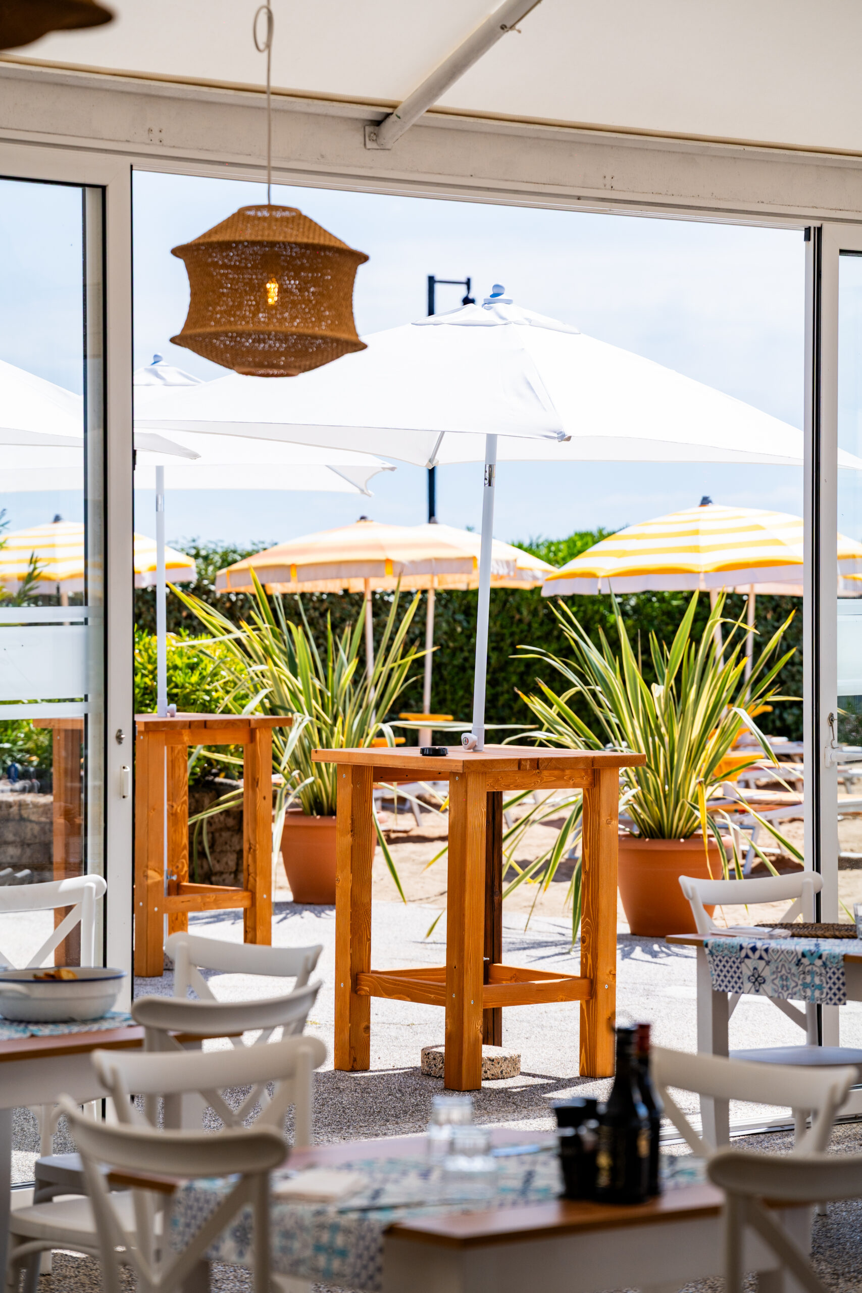 Terrazza Mare Porto Santa Margherita tavoli esterni Terrazza Mare Porto Santa Margherita